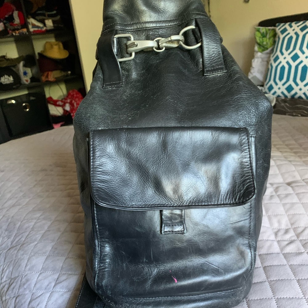 Leather Backpack (small) single or double strap